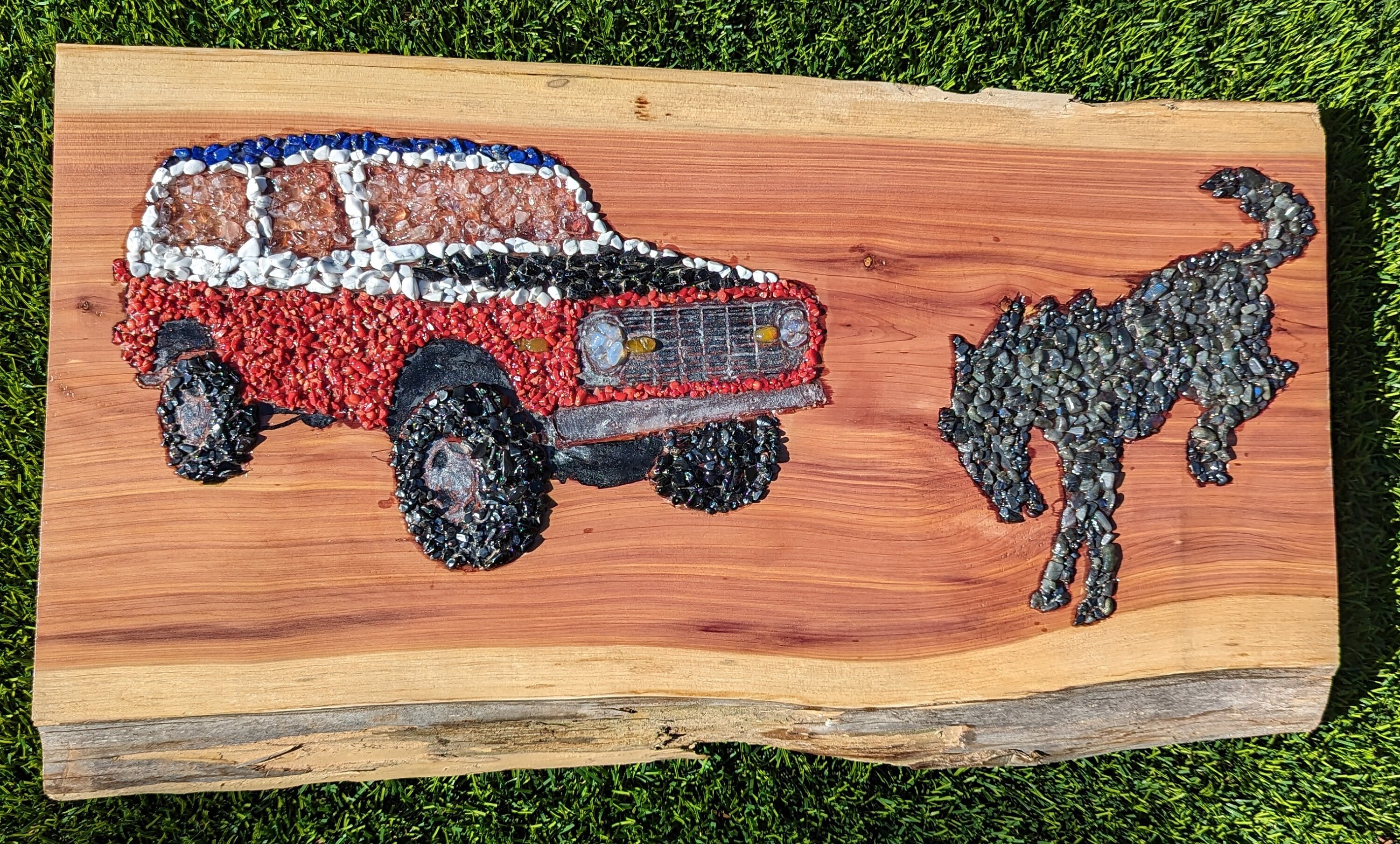 Ford Bronco Wall Art Decor Mosaic