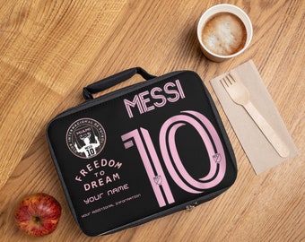 Messi Lunch Bag, Personalized Lunch Bag.