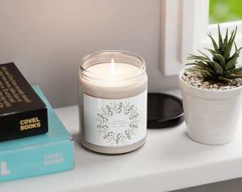 Bougie de soja parfumée Joyeux Noël 9oz.