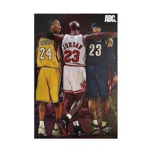 NBA Jordan, Kobe, Lebron Puzzle (110, 252, 520, 1014-piece)