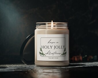 Ayez une bougie de soja parfumée de Noël Holly Jolly, 9 oz