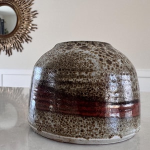 Studio Pottery Mini Vase – Rustic Speckled Ceramic Vessel – Reed Diffuser / Palo Santo Holder – Minimalist Decor