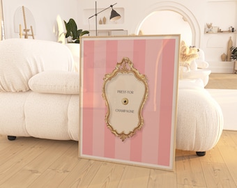 Press For Champagne Print