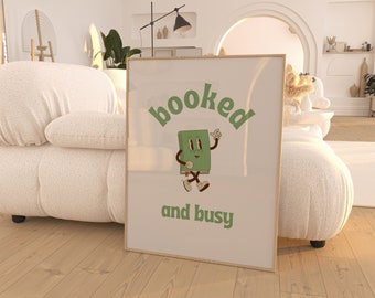 Booked and Busy Print