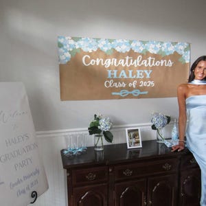Graduation Party Painted Banner