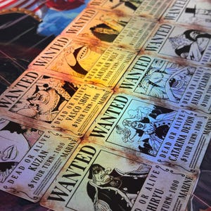 Blackbeard Pirates Wanted Poster 10 DON!! Pack