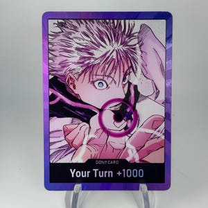 10x DON!! Satoru Gojo. Energias custom para jugar a One Piece TCG