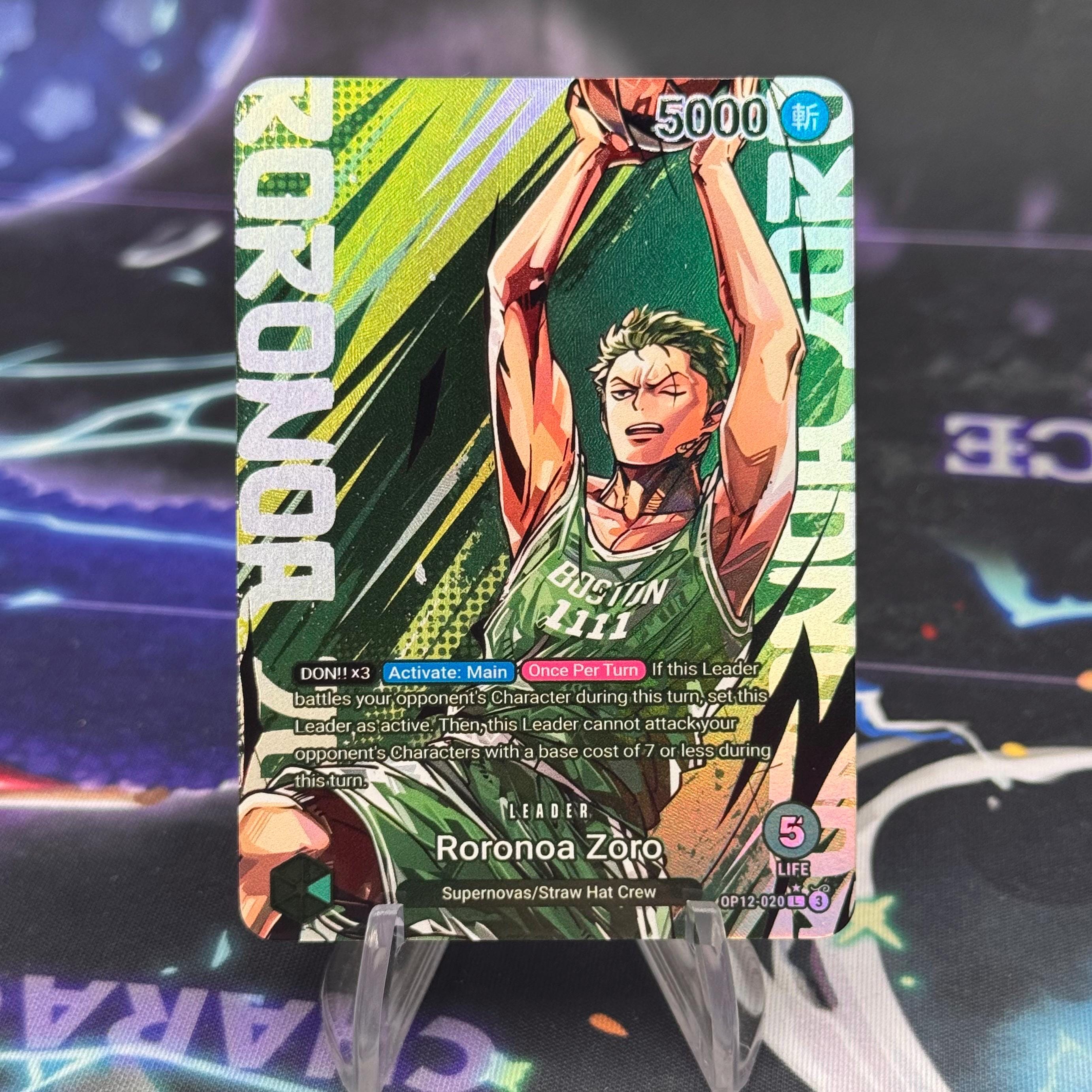 OP12 Zoro Celtics - Etsy