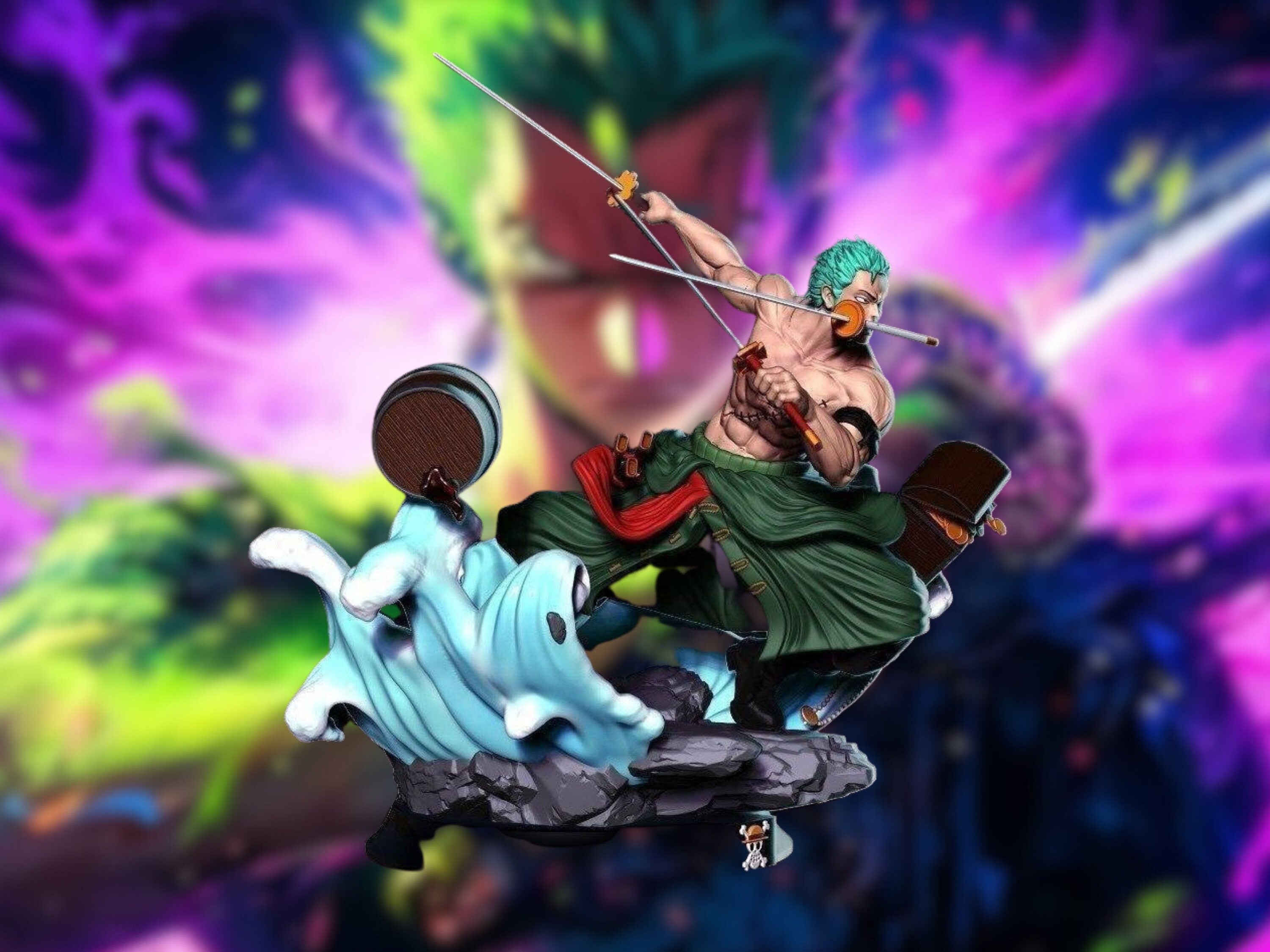 STL file One piece-Roronoa Zoro 💬・3D printable design to