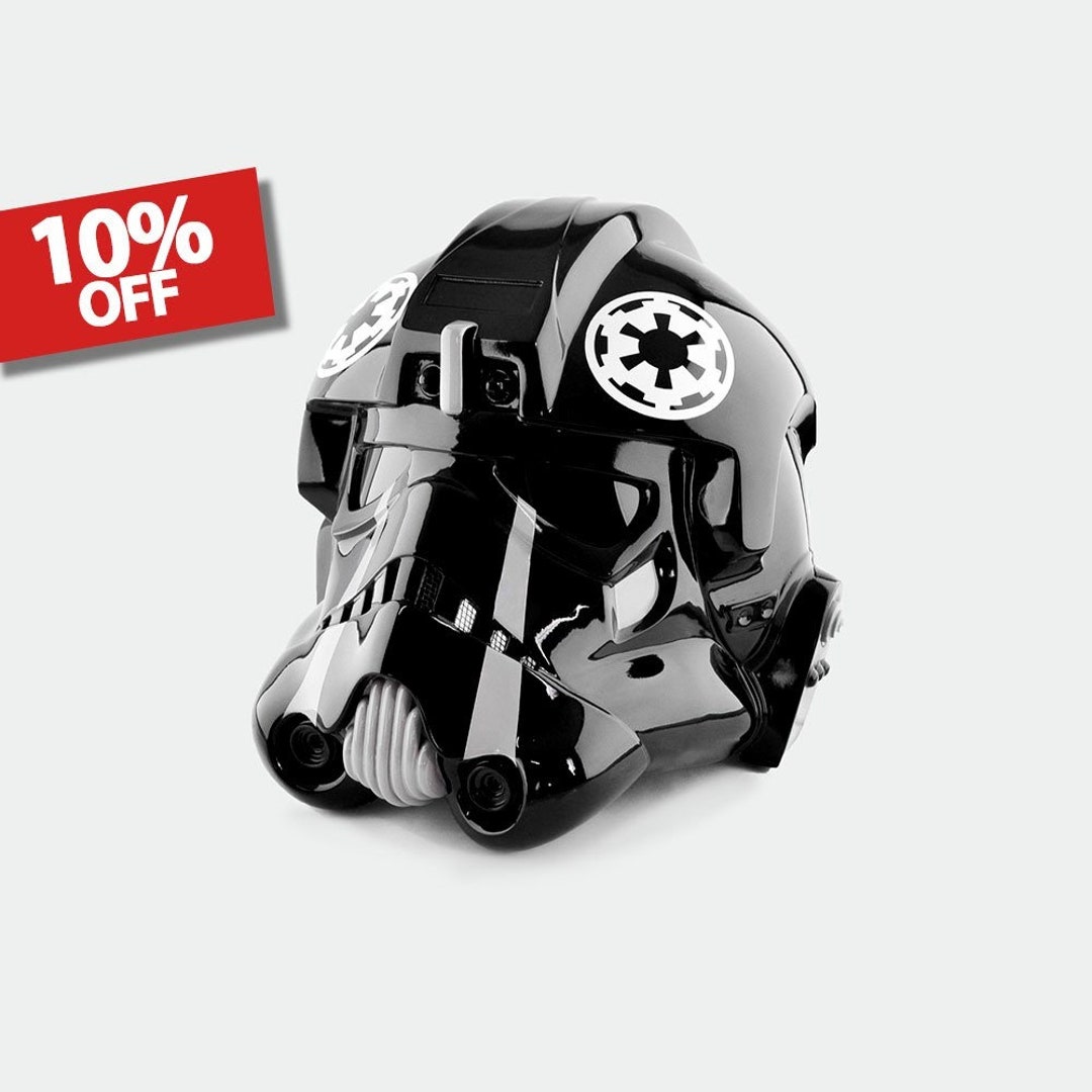 Tie Pilot Helmet Cosplay / Imperial Trooper / Star Wars Helmet Etsy