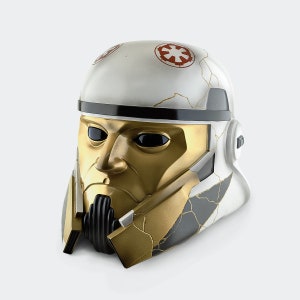Captain Enoch Helmet from Ahsoka / Gold Stormtrooper from Ahsoka / Star Wars Cosplay Helmet / Star Wars 501st Legion / Starwars Cosplay Mask