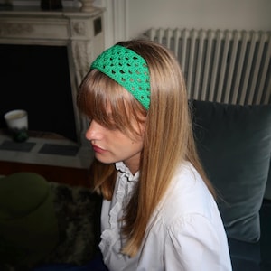 Crochet hair band - Etsy 日本
