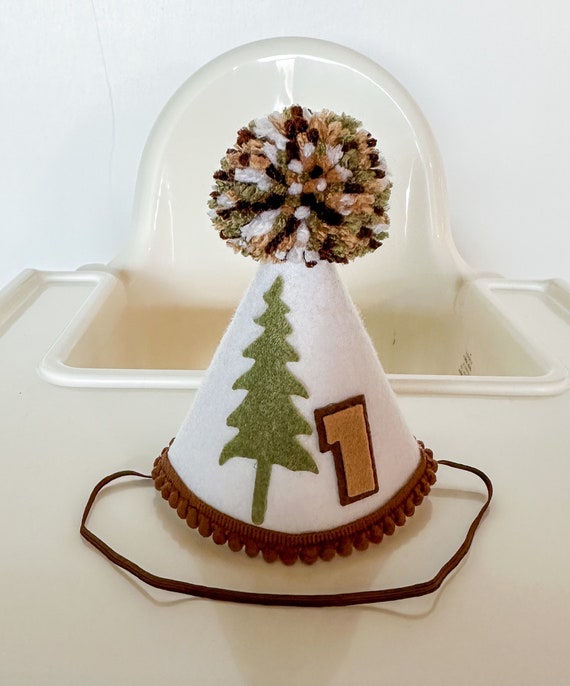 thumbnail image 2 of SYESQL One Happy Camper First Birthday Hat - Lumberjack 1st Birthday... 2 of 14