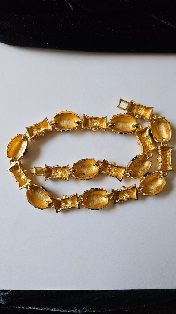 Etruscan chocker necklace Vintage Byzantine neckl… - image 6