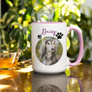 Your dog&#39;s photo mug, Gift Best Dog, Custom Coffee Mug, mug with photo, Personalized mug,  Dog lovers gift, Exclusive design mug