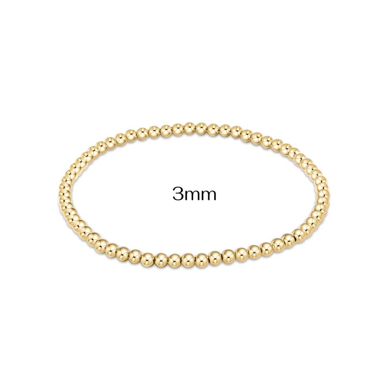 IT'S A STACK 14k Gold Filled Bracelets 3mm and 5mm, Minimalist Jewelry