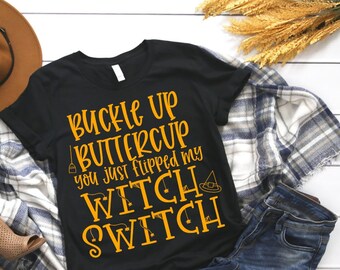 Magiczne nastroje: koszulka Flipping the Witch Switch