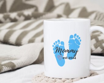 New Parent Vibes Mug - Est. 2024 | Choose Boy, Girl, or Unisex Design