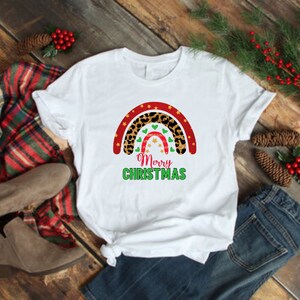 Rainbow Wishes: Merry Christmas Shirt
