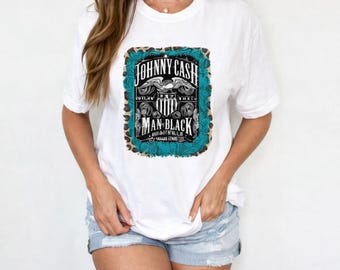 Walking the Line in Style: Johnny Cash 'Man in Black' Tee