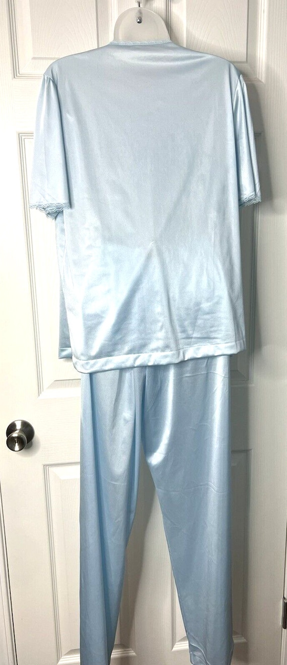 Buy Vintage 1970s 1980s Jcpenney Light Blue Satin Pajama Set Nylon Size Small Online in India Etsy