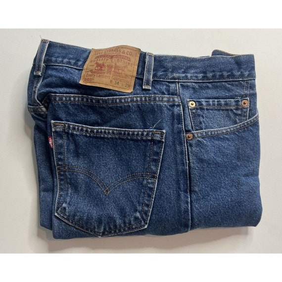 Men's Vintage Levi's 505 Classic Jeans 34x30 - USA Made - Etsy