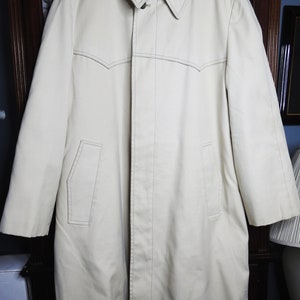 London Fog Maincoat/Over Coat/Trench Coat/Raincoat/Men Size 40 Regular