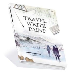 Travel Write Paint – A Pacific Crest Trail Memoir with Original Watercolor Art | Thru-Hiking Adventure Book | PCT Gift | Nature Journal