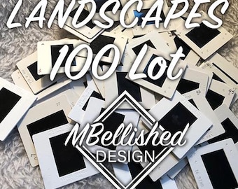 Vintage landscape photo slides sets of 100 from around the world
