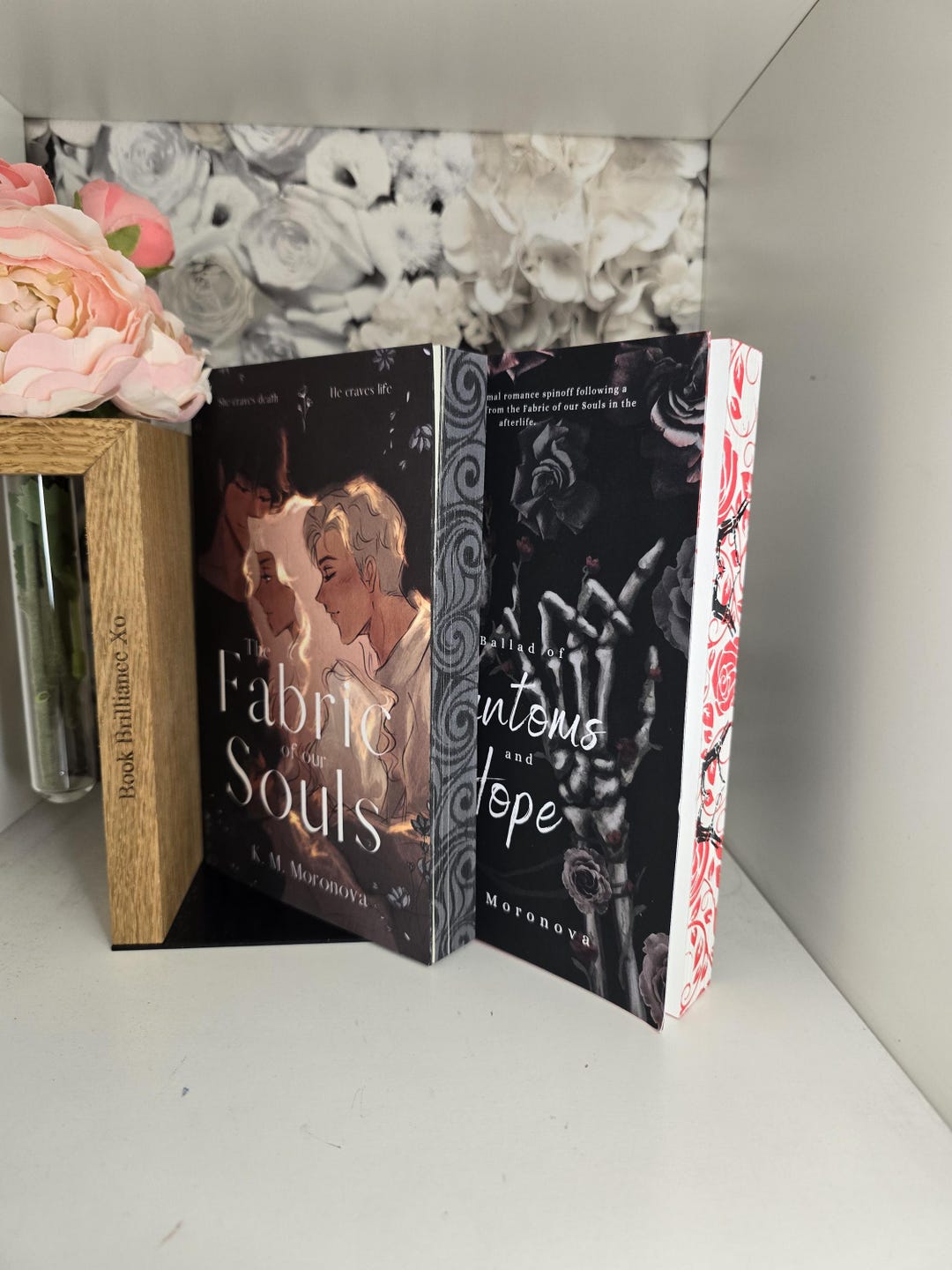 K.M Moronova of Deathless Shadows Custom Made Sprayed Edge Books More ...