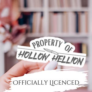 Property Of | Vinyl Sticker | Jodie King | Hellion | Wrath | Soul | Decal | Bookish | Waterproof | Glossy | Holo | Matte | Books | Bookworm