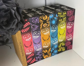 Con licencia oficial / Rina Kent / Serie El Legado de los Dioses / Los 6 libros / Libro de bolsillo / Hecho a medida / Libros con bordes rociados