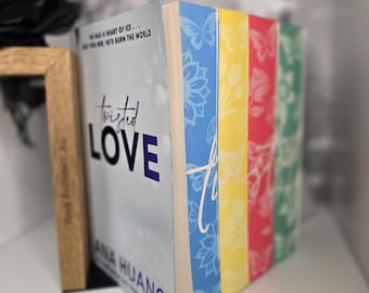 Ana Huang | Twisted Series | All 4 Books | Paperback | Custom Made | Sprayed Edge Books