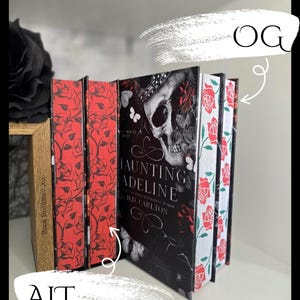 H.D Carlton | Haunting Adeline | Hunting Adeline | Cat & Mouse duet | Hardback and Paperback | Custom Made | Sprayed Edge Books