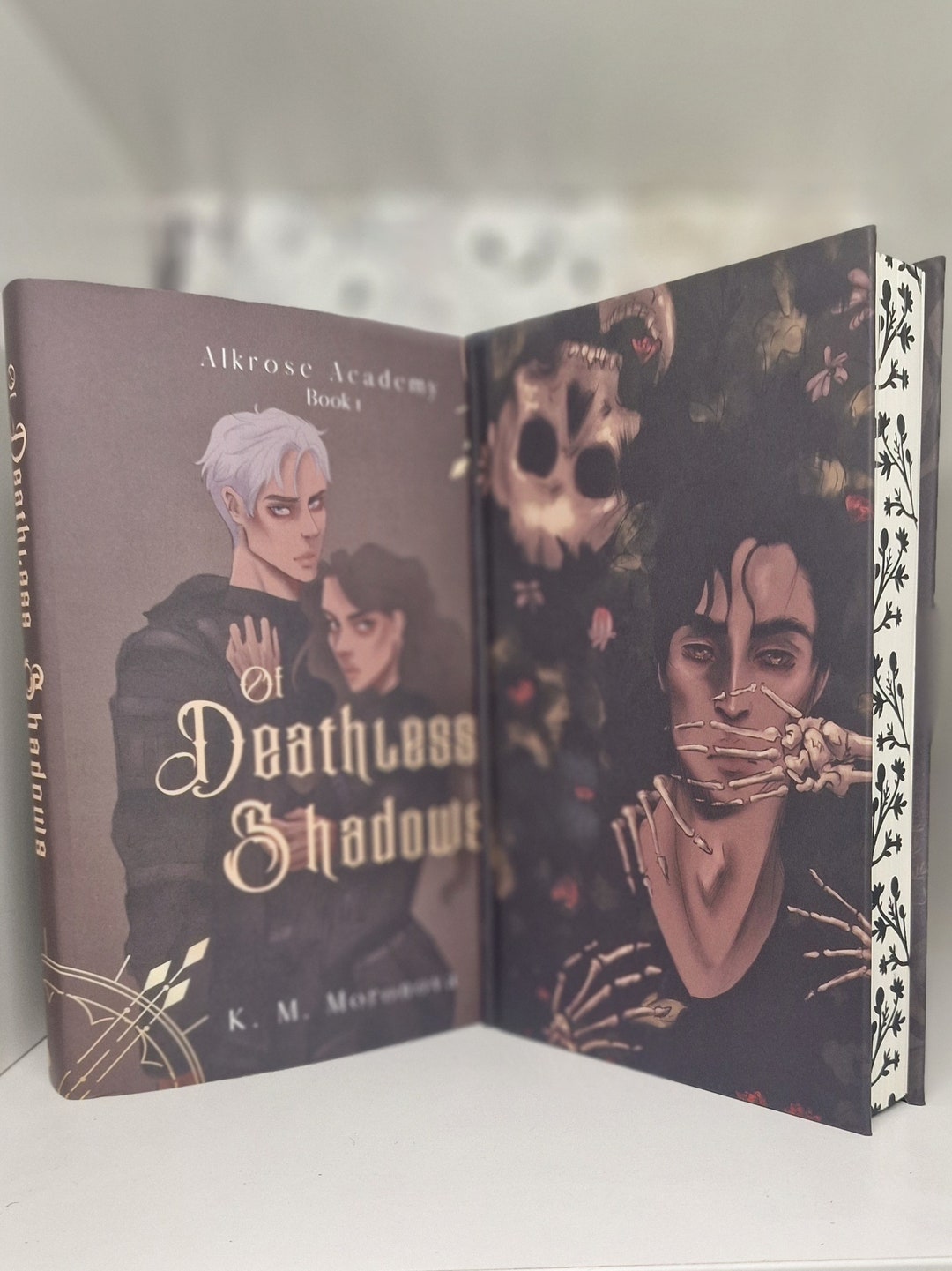 K.M Moronova of Deathless Shadows Custom Made Sprayed Edge Books More ...