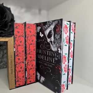 H.D Carlton | Haunting Adeline | Hunting Adeline | Cat & Mouse duet | Hardback and Paperback | Custom Made | Sprayed Edge Books