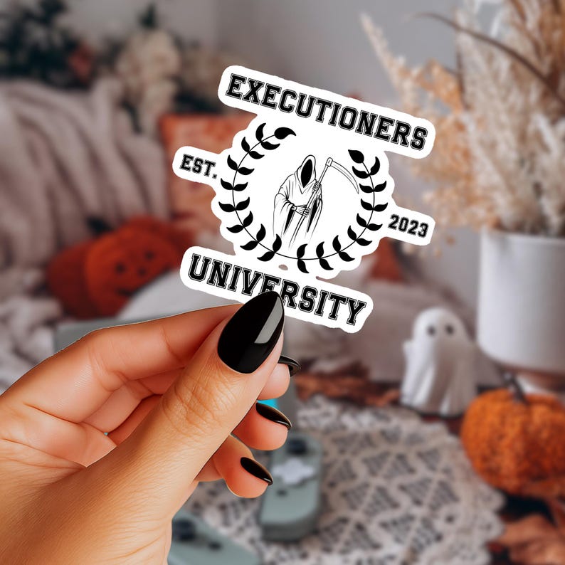 Offiziel lizensiertes Lexie Axelson | Stickerbogen | Die Henker | Queens Order | Bücherwurm Sticker Bild 1