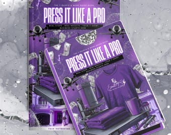 Estampe como um profissional: Guia passo a passo para estampar camisetas (e-book)