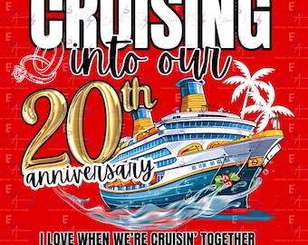 20 anos de aniversário, sublimação de navio de cruzeiro, DTF