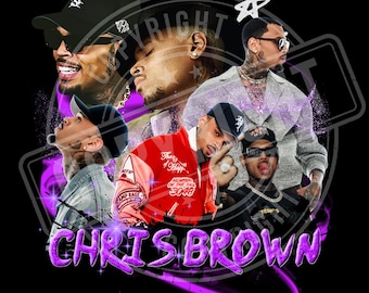 Chris Brown Breezy Bowl PNG T-Shirt Design (Digital File)