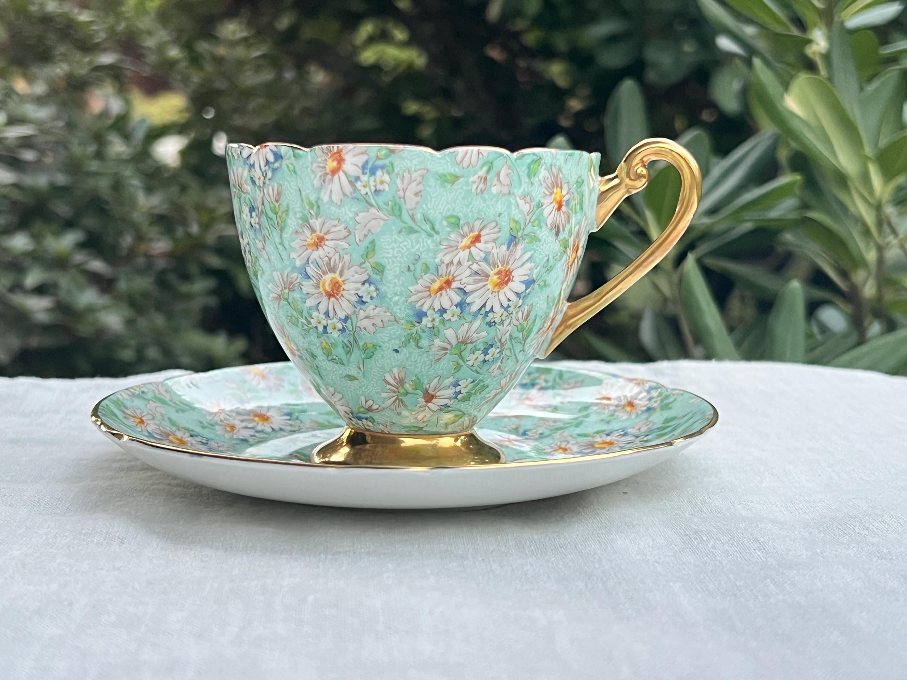 Shelley wildflower teacup - Etsy 日本