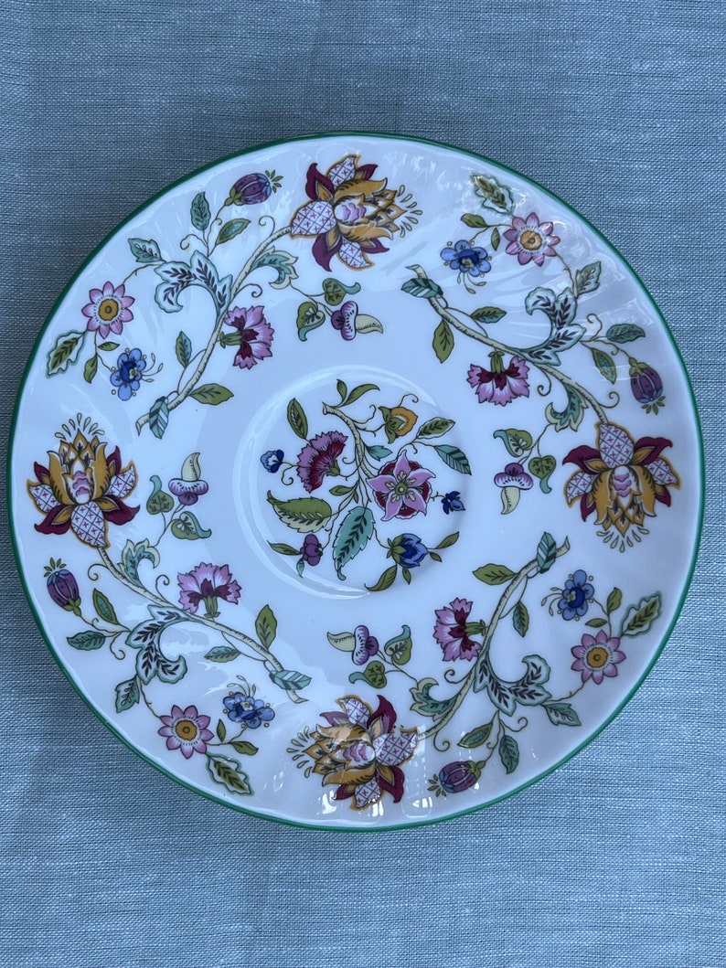 Minton Haddon Hall Tea Cup and Saucer, Vintage Etsy UK