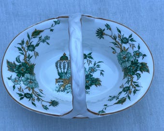 Vintage Crown Staffordshire Kowloon Trinket dish Candy tray