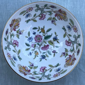 Minton Haddon Hall Gold Trimmed Bowl, Vintage