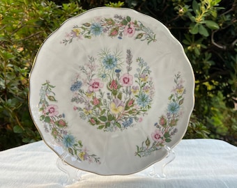 Vintage Aynsley cake plate, Wild Tudor