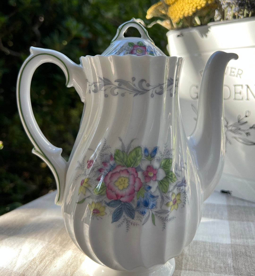 Vintage Royal Doulton Windermere Coffee Pot Etsy