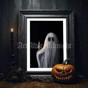 Ghost with Candle 2 Print - Ghost Series