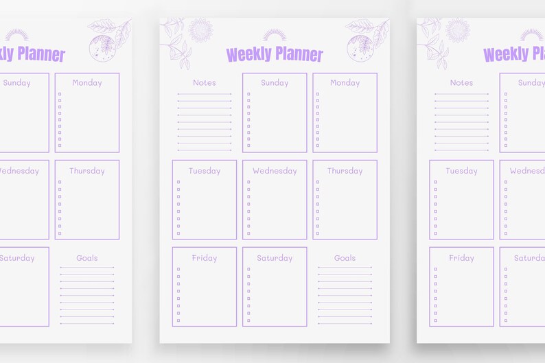 Weekly Checklist, Routine Printables, Routine Chart, Printable ...