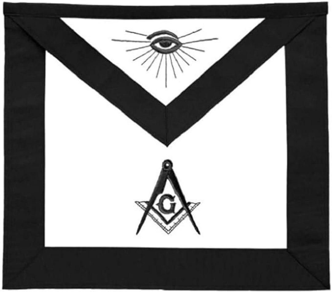 Masonic Master Mason Funeral Hand Embroidered Apron Etsy