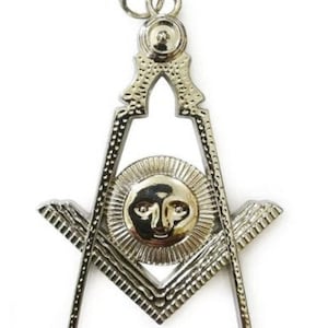 Masonic Collar Silver Jewel - Senior Deacon
